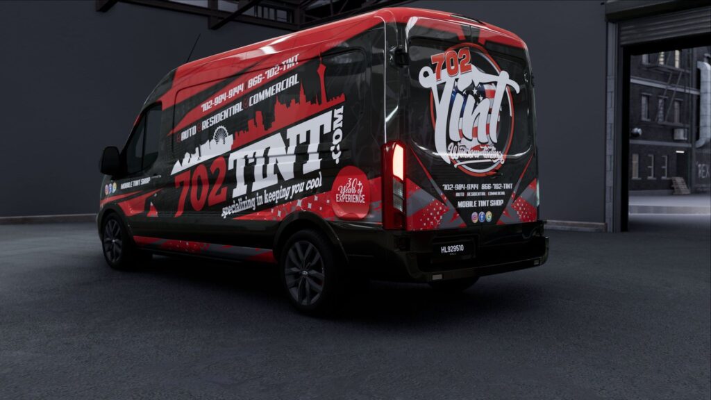 702 tint car wrapped company van